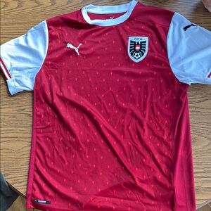 Austria National Football Team Soccer Jersey